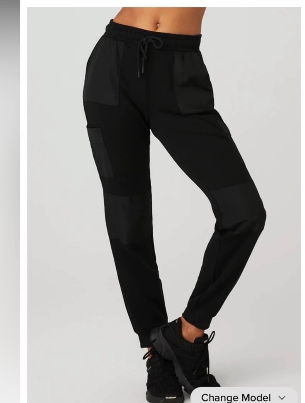 Alo Yoga Black Cargo Joggers Small